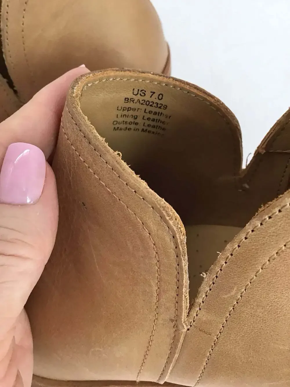 Nisolo NWOT Mia Everyday 100% Leather Ankle Bootie Women’s Almond Tan Size 7